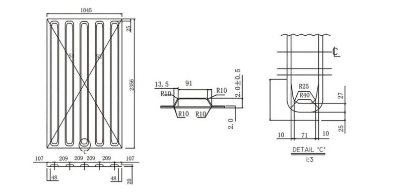 5 Corrugated Roof Panel
